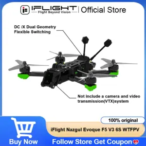 iFlight Nazgul Evoque F5 V3 6S FPV Drone – Dual Geometry, 190 km/h