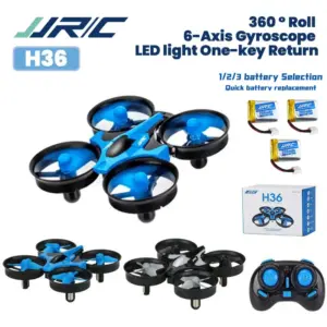 JJRC H36 Mini Drone – 6-Axis, Headless Mode, 360° Flip