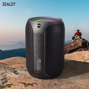 ZEALOT S32PRO Bluetooth Speaker – Bass, LED, Waterproof Outdoor