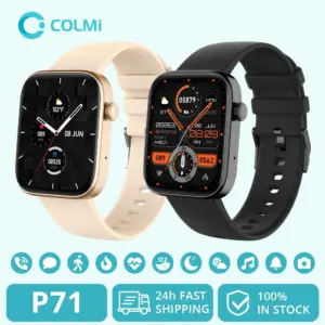 COLMI P71 Smartwatch – Bluetooth Calling, Health Tracking, IP68 Waterproof