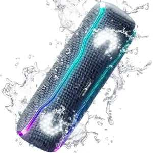 WISETIGER 25W Waterproof Bluetooth Speaker with RGB Light