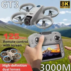 GT3 GPS Drone – Dual Camera 8K FPV with Obstacle Avoidance & Brushless Motors