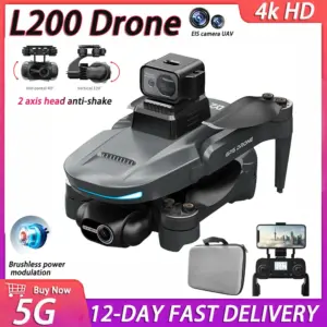 L200 Pro Max 4K GPS Drone with Dual Camera & Obstacle Avoidance – Brushless Motor